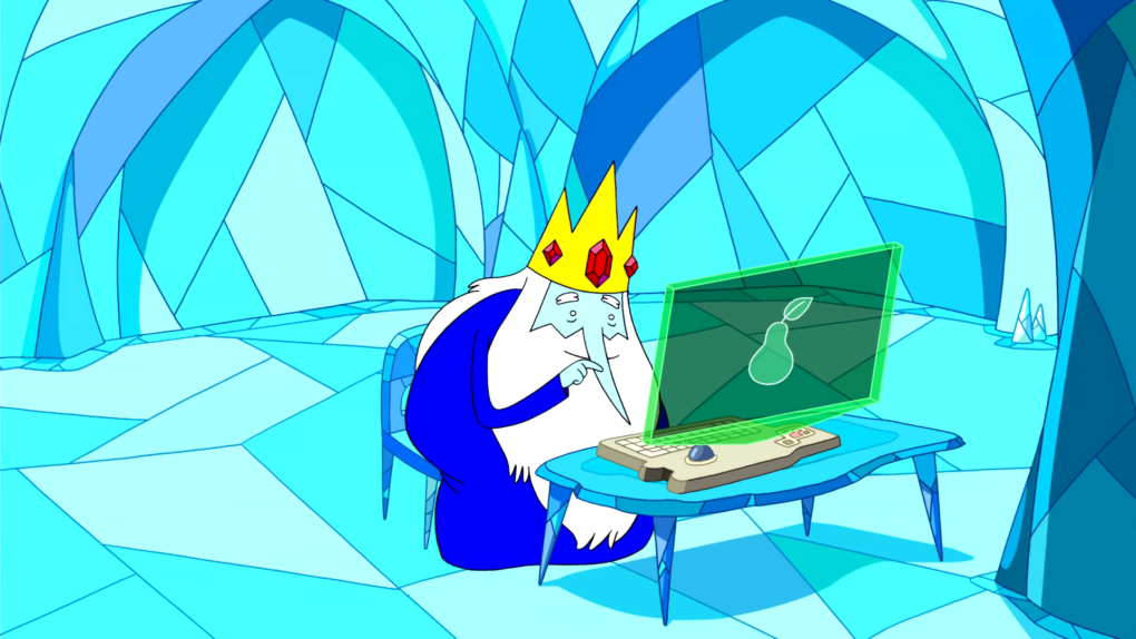 Ice King Surfing the Web